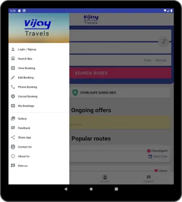 Vijay Travels android App screenshot 5